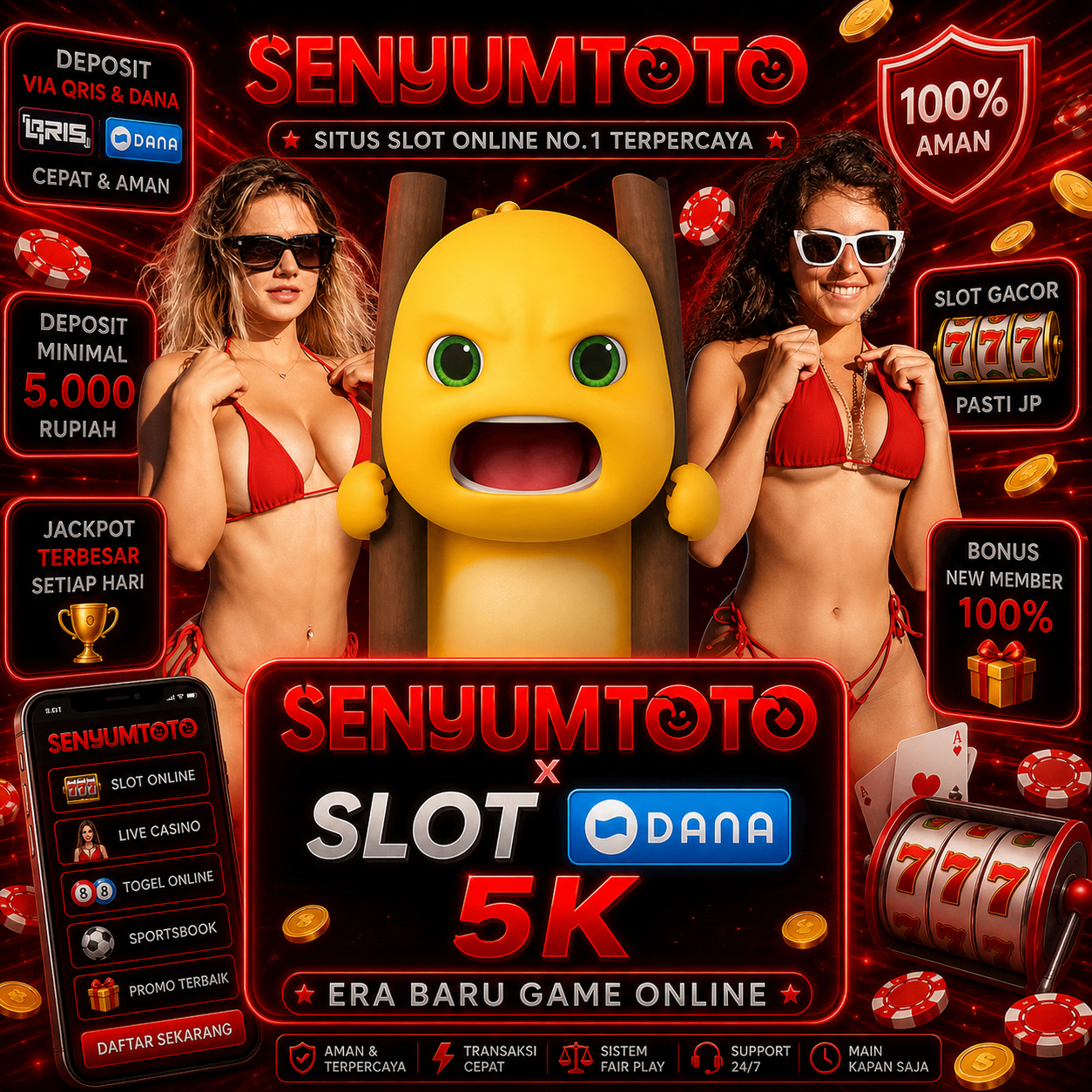 SENYUMTOTO x SLOT DANA 5K | Era Baru Game Online