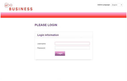 perform virgin router login