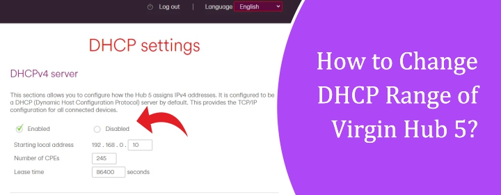 How to Change DHCP Range of Virgin Hub 5