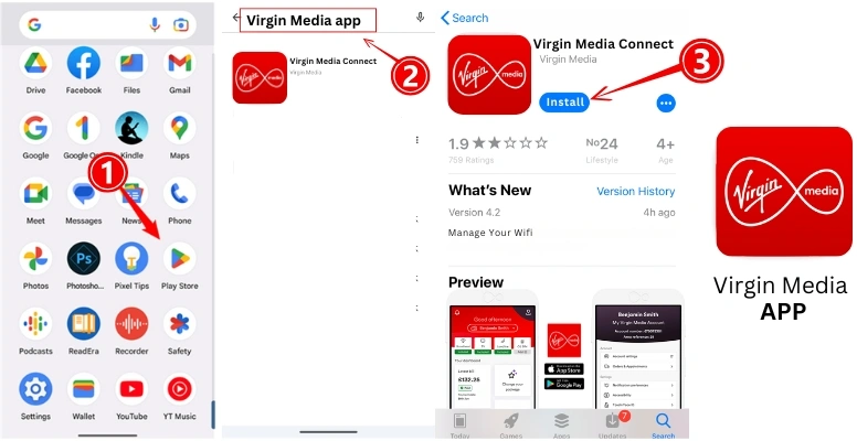 email login to virgin media app